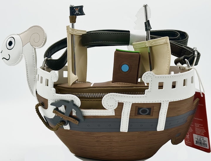 Loungefly One Piece SDCC Crossbody Going Merry Figural Bag Right Side