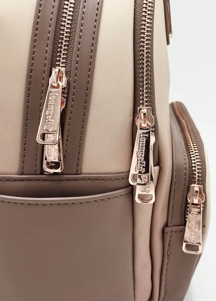 Loungefly Sands of Tatooine Mini Backpack Disney Star Wars Bag Zips