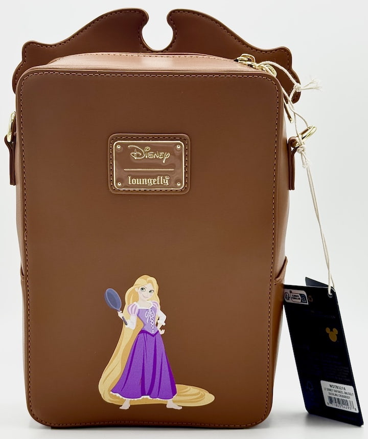 Loungefly Snuggly Duckling Crossbody Disney Tangled Rapunzel Bag Back