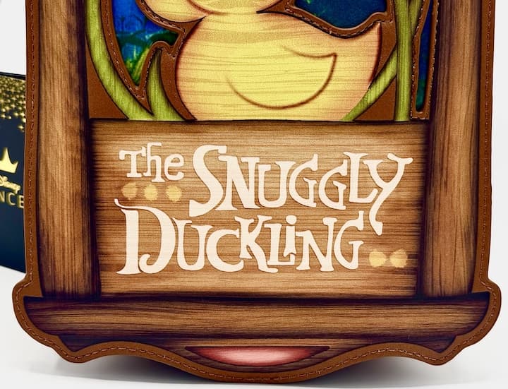 Loungefly Snuggly Duckling Crossbody Disney Tangled Rapunzel Bag Front Bottom