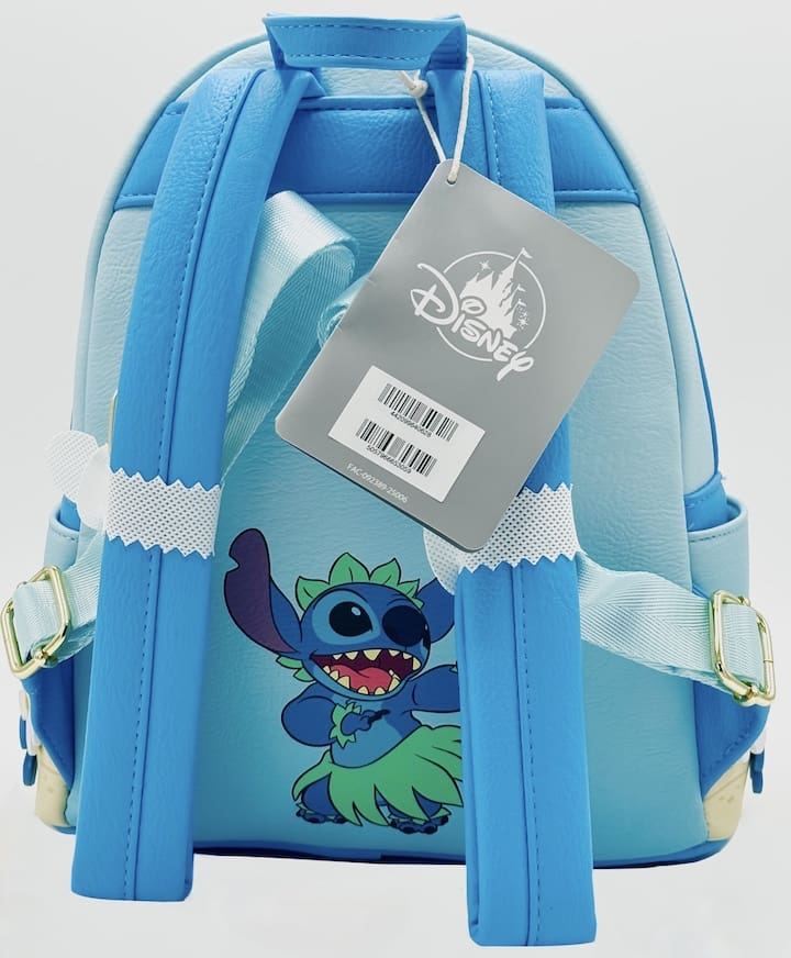 Loungefly Stitch and Scrump Beach Mini Backpack Disney Parks Bag Straps