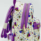 Loungefly Tangled AOP Mini Backpack Disney Rapunzel Flynn Castle Bag Right Side