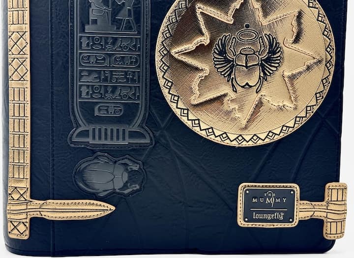Loungefly The Mummy Book of the Dead Mini Backpack Universal Bag Front Bottom