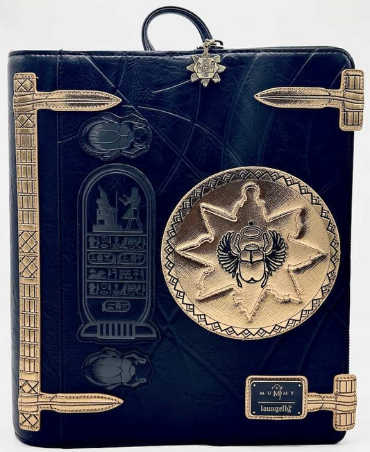 Loungefly The Mummy Book of the Dead Mini Backpack Universal Bag Front Full View