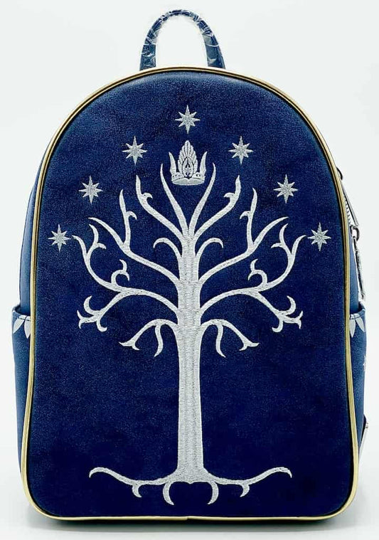 Loungefly Tree of Gondor Mini Backpack Lord of the Rings Aragorn Bag Front Full View