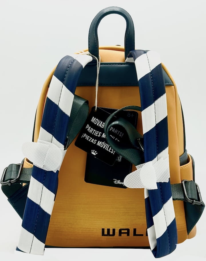 Loungefly WALL-E Figural Mini Backpack Disney Pixar Trash Box Bag Straps
