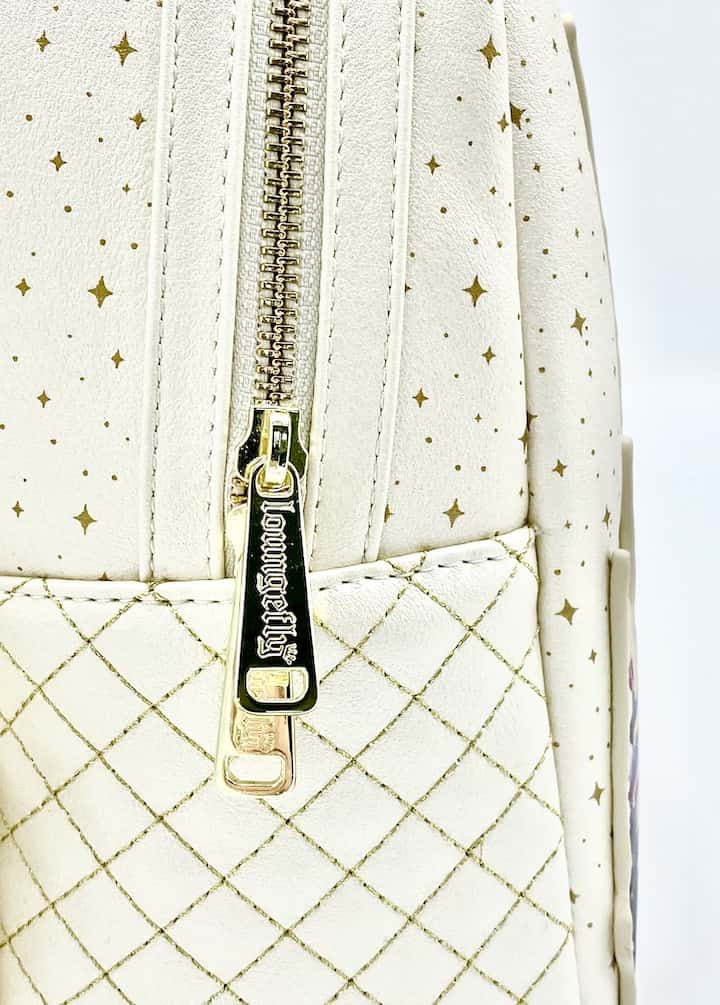 Loungefly Walt Disney World 50th Anniversary Castle Mini Backpack Zips