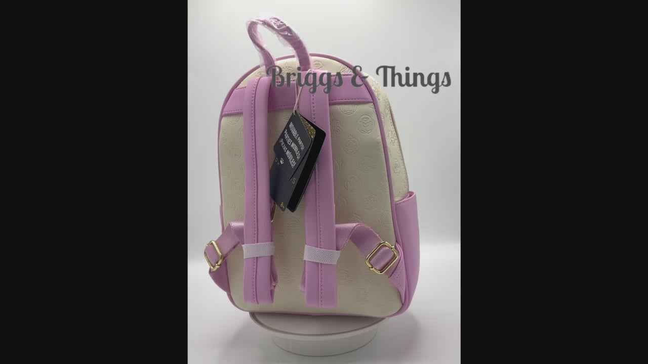 Loungefly Disney Princess Ferris Wheel Mini Backpack Bag Video