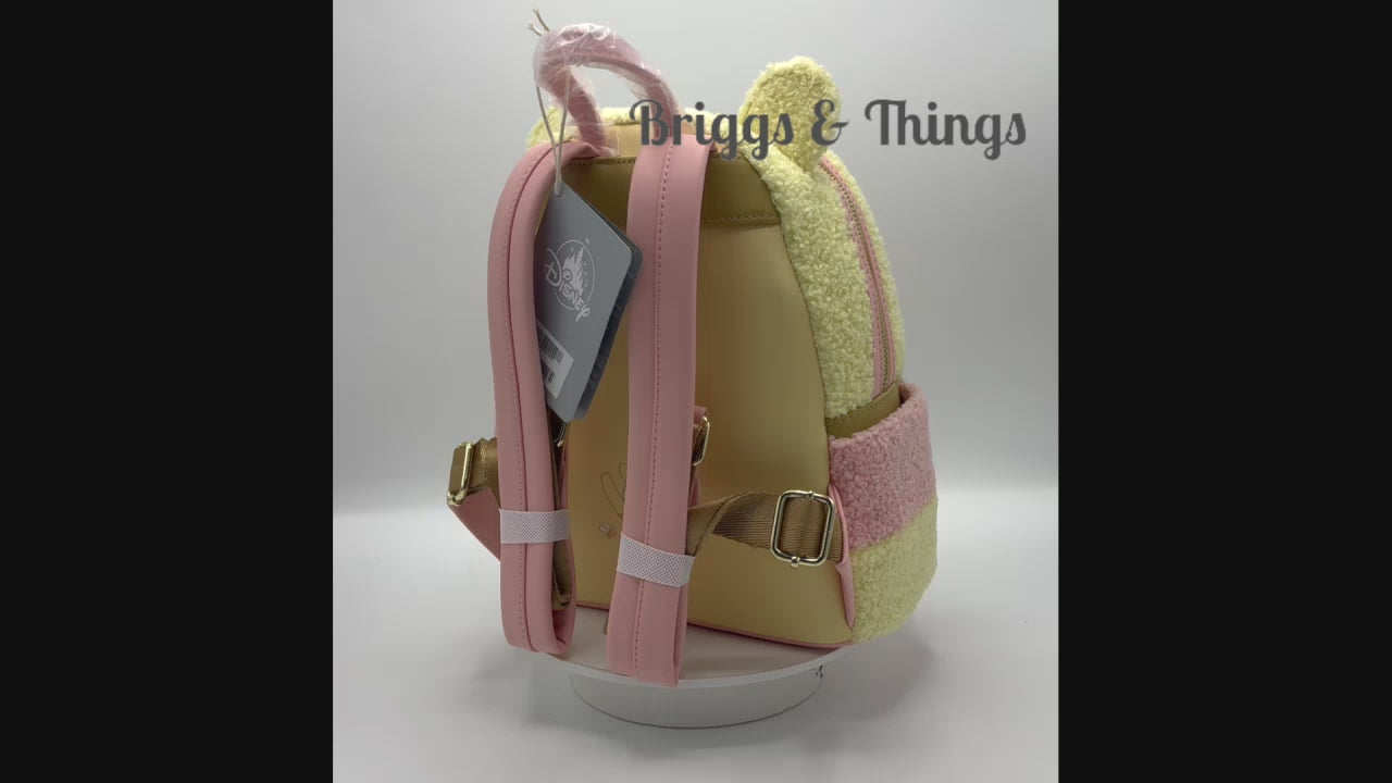 Loungefly Disney Parks Winnie the Pooh Mini Backpack Pastel Bag Video