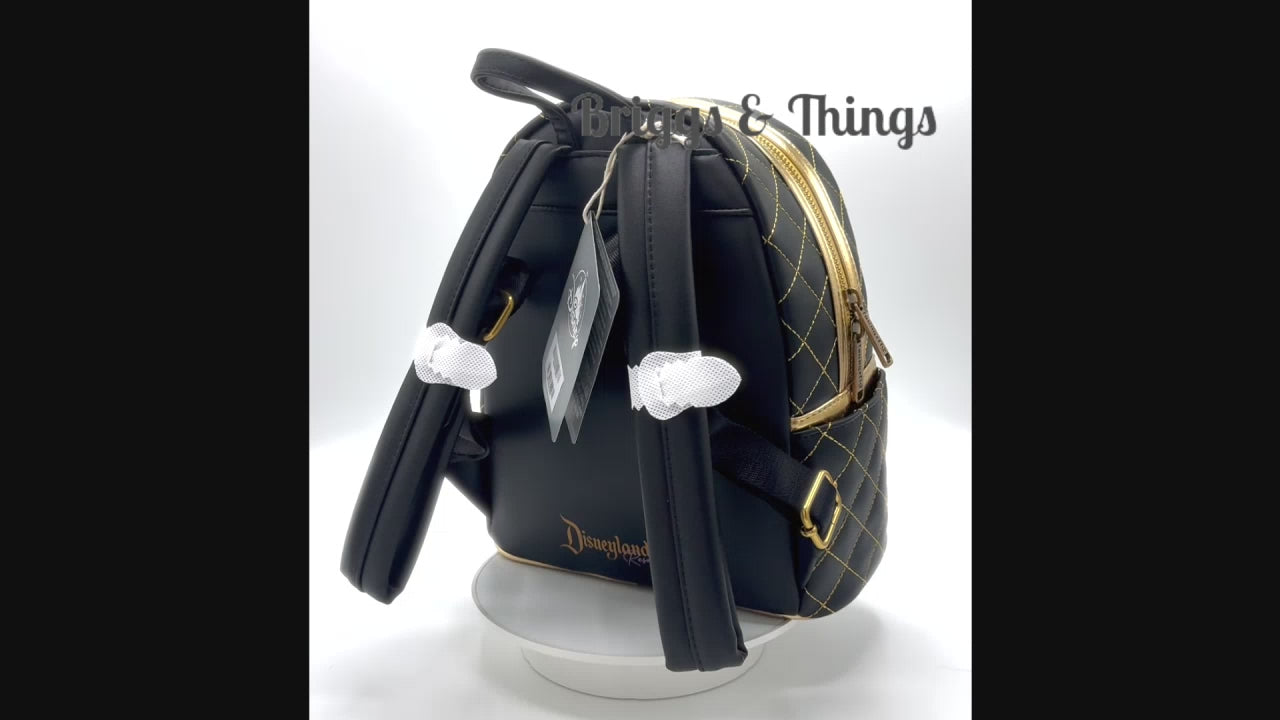 Loungefly Disneyland 70th Mini Backpack Sleeping Beauty Castle Bag Video