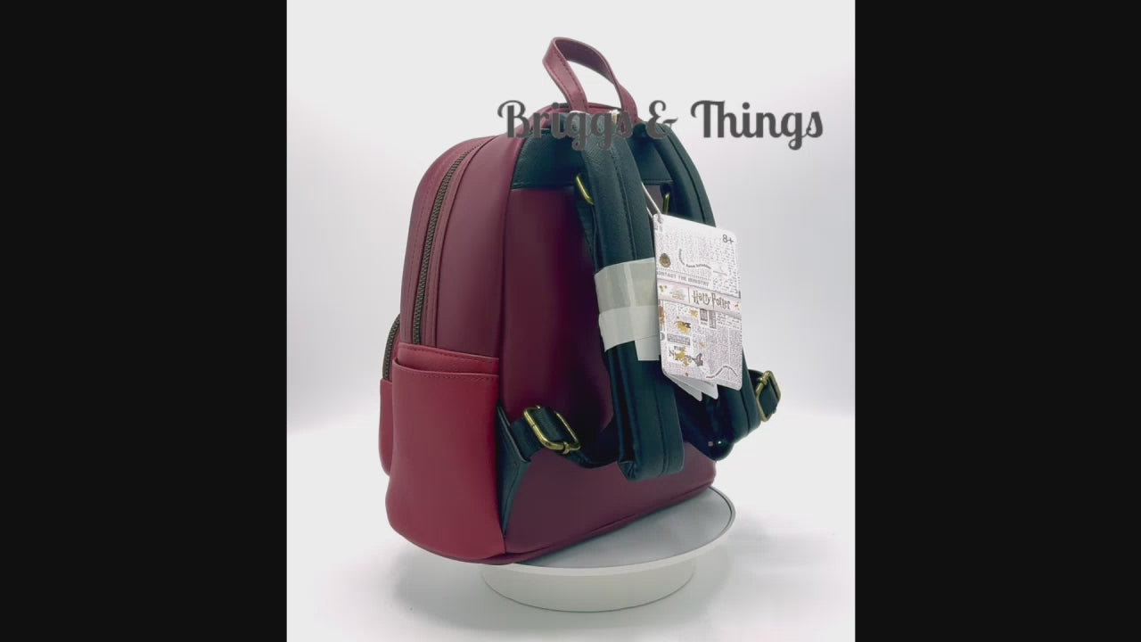 Loungefly Harry Potter Hogwarts Express Backpack Platform 9 3/4 Bag Video