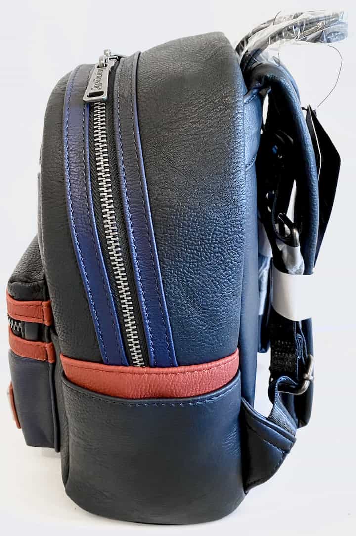Loungefly Captain America Mini Backpack Disney Marvel The Avengers Left Side