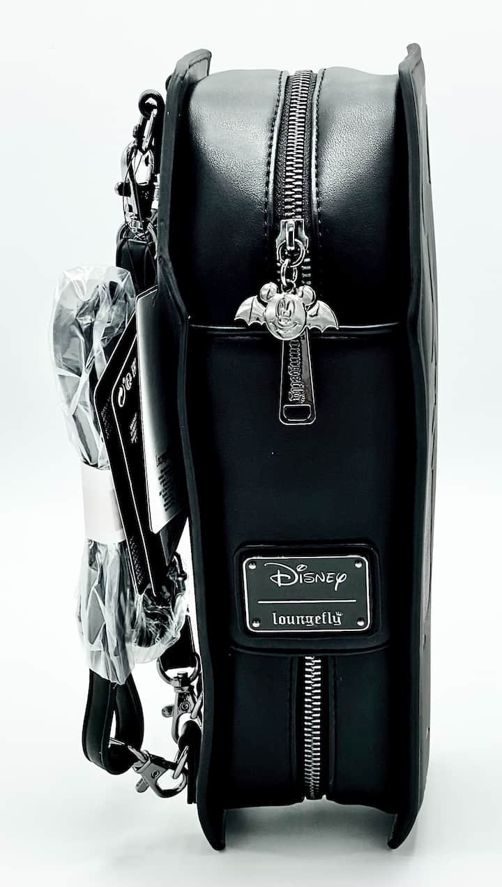 Loungefly Count Mickey Mouse Mini Backpack Coffin Vampire Crossbody Right Side