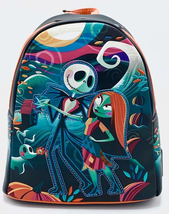 Loungefly Jack and Sally Mini Backpack NBC Simply Meant To Be Bag Front