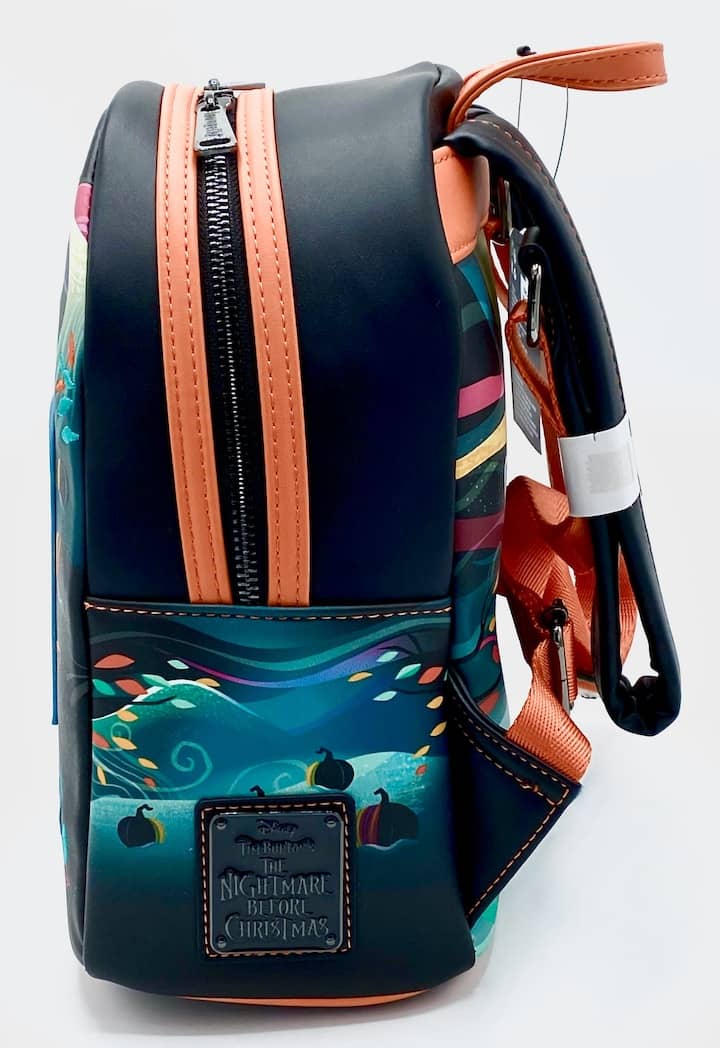 Loungefly Jack and Sally Mini Backpack NBC Simply Meant To Be Bag Left Side