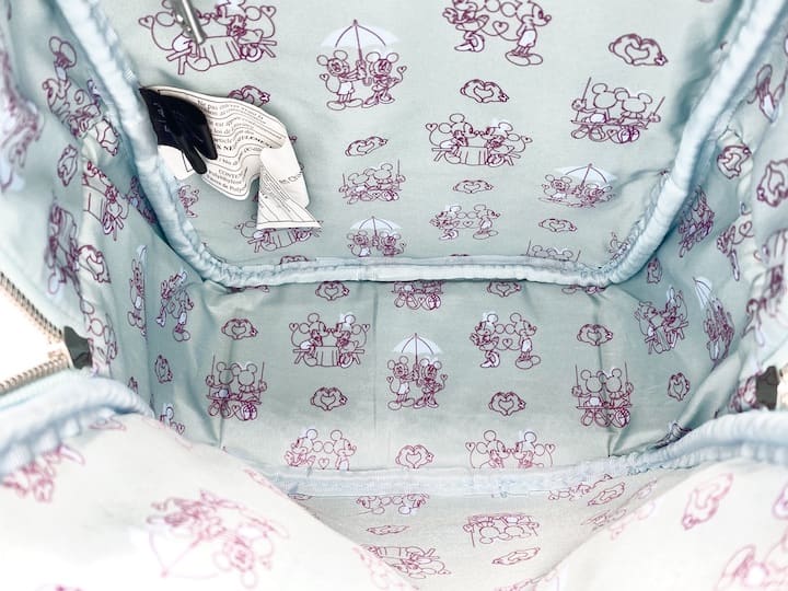 Loungefly Just Married Wedding Mini Backpack Mickey Minnie Mouse Bag Inside