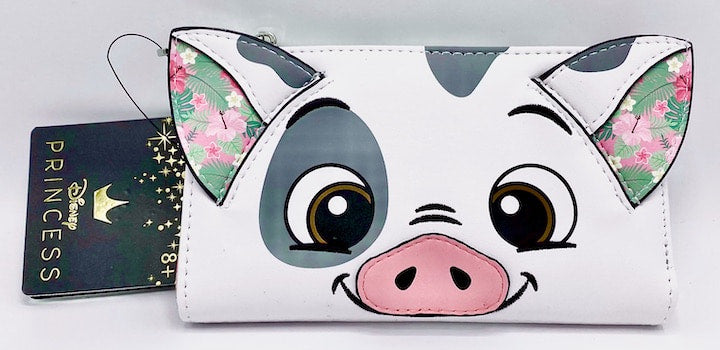 Loungefly Pua Footsie Wallet Moana Disney Princess Cosplay Purse Front