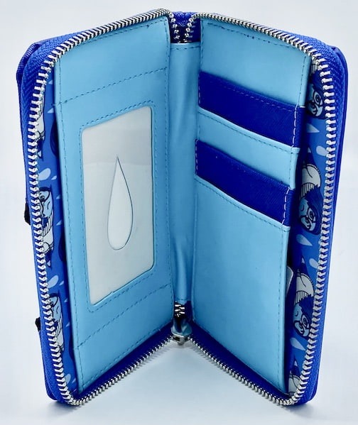 Loungefly Sadness Wallet Disney Pixar Inside Out Blue Cosplay Purse Inside