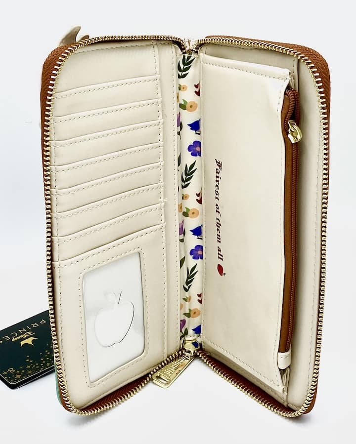 Loungefly Snow White Castle Series Collection Wallet Disney Purse Inside
