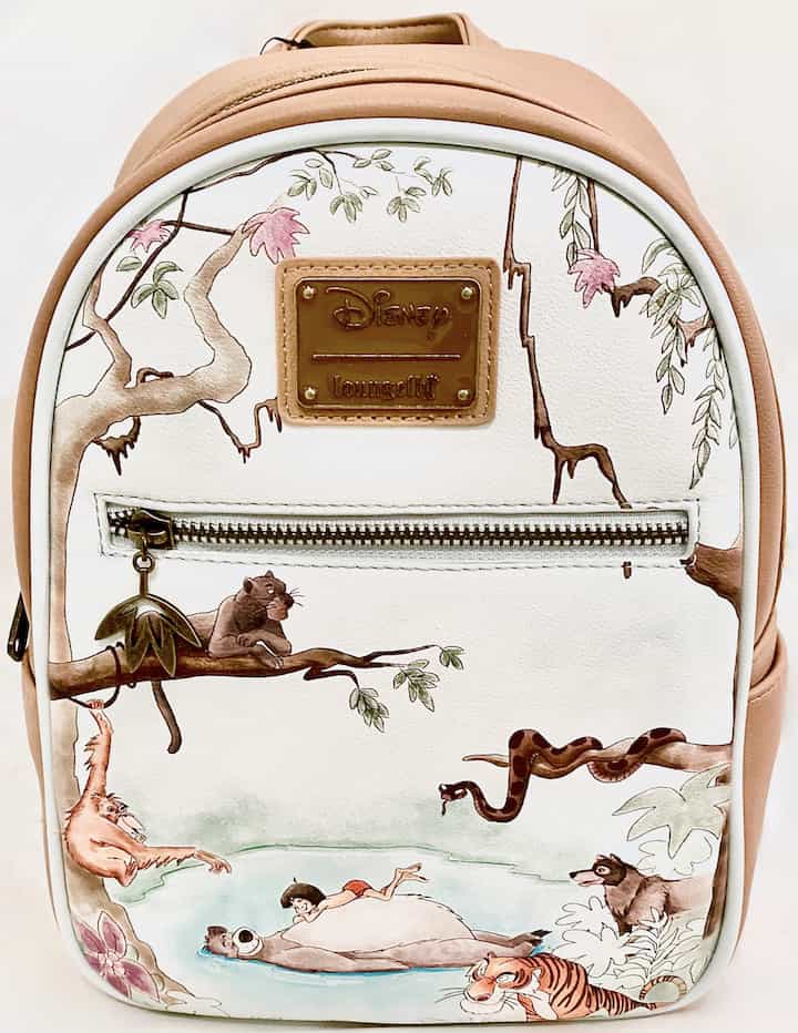 Loungefly The Jungle Book Mini Backpack Disney Boxlunch Watercolour Bag Front