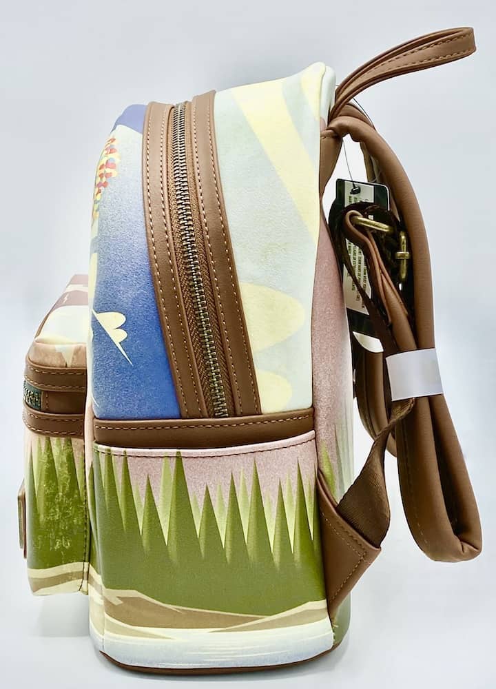 Loungefly Up Adventure Is Out There Mini Backpack Disney Pixar Bag Left Side