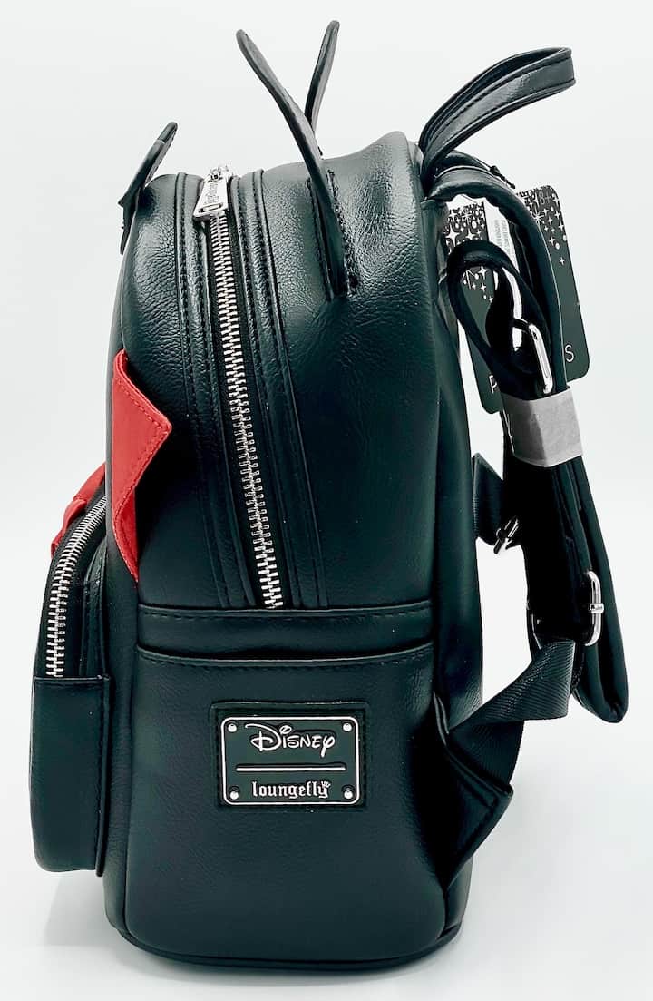 Loungefly Vampire Mickey Mouse Mini Backpack Disney Dracula Bag Left Side