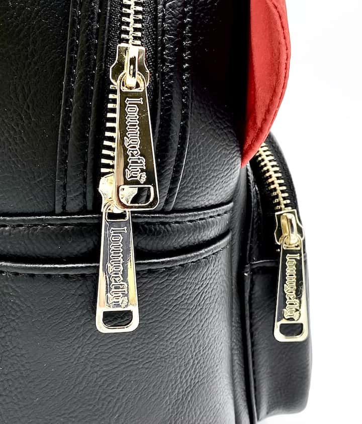Loungefly Vampire Mickey Mouse Mini Backpack Disney Dracula Bag Zips