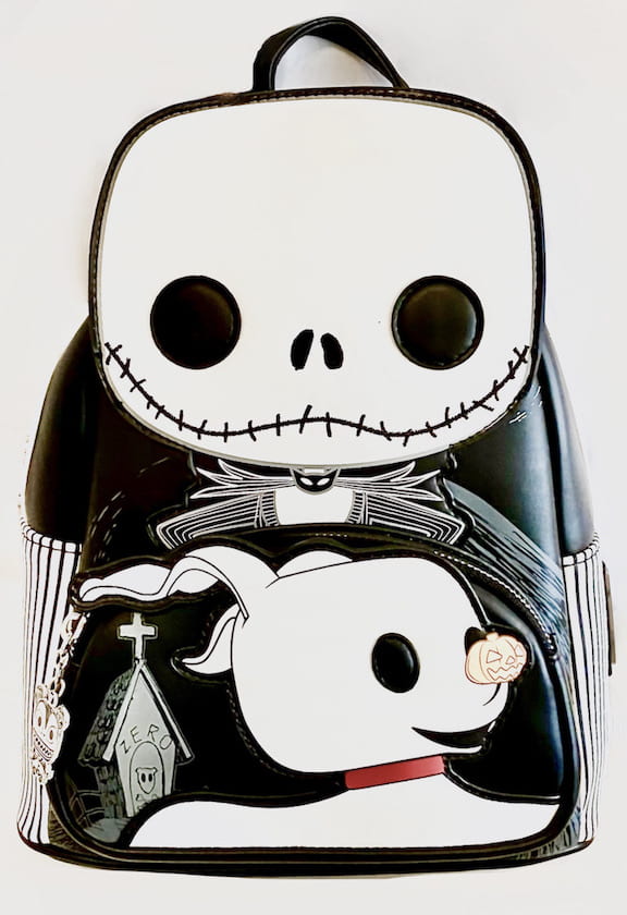 Disney The Nightmare Before Christmas Zero & Jack Skellington Fall Glow in the Dark Mini Backpack Exclusive Disney The Nightmare Before Christmas Zero & Jack Skellington Fall Glow in the Dark Mini Backpack Exclusive