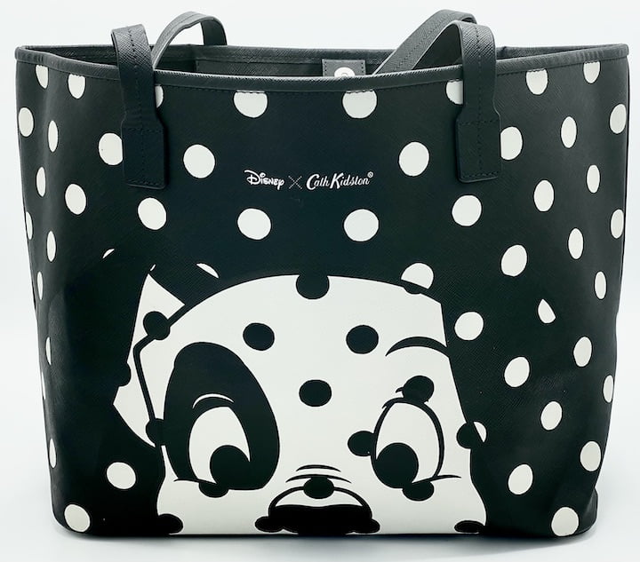Cath Kidston 101 Dalmatians Spot Tote Bag Placement Shopper Handbag Front Without Handles
