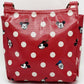 Cath Kidston Disney Mickey Mouse Bag Red White Polka Dot Spot Handbag Back