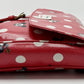 Cath Kidston Disney Mickey Mouse Bag Red White Polka Dot Spot Handbag Left Side