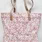 Cath Kidston Peanuts Snoopy Pink Love Tote Bag Large Leather Handbag Back