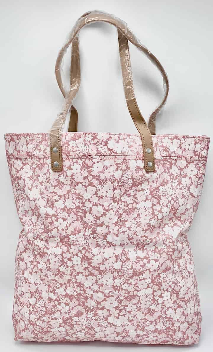 Cath Kidston Peanuts Snoopy Pink Love Tote Bag Large Leather Handbag Back
