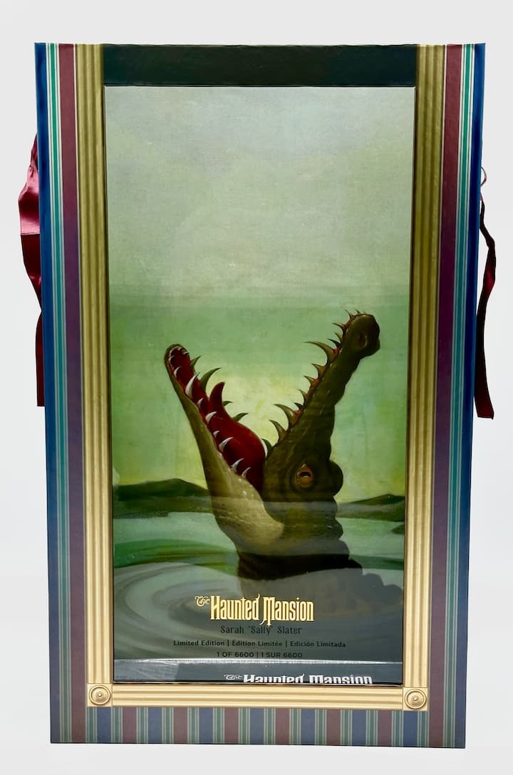 Disney Haunted Mansion Sarah Sally Slater Limited Edition Doll Inside Crocodile Artwork