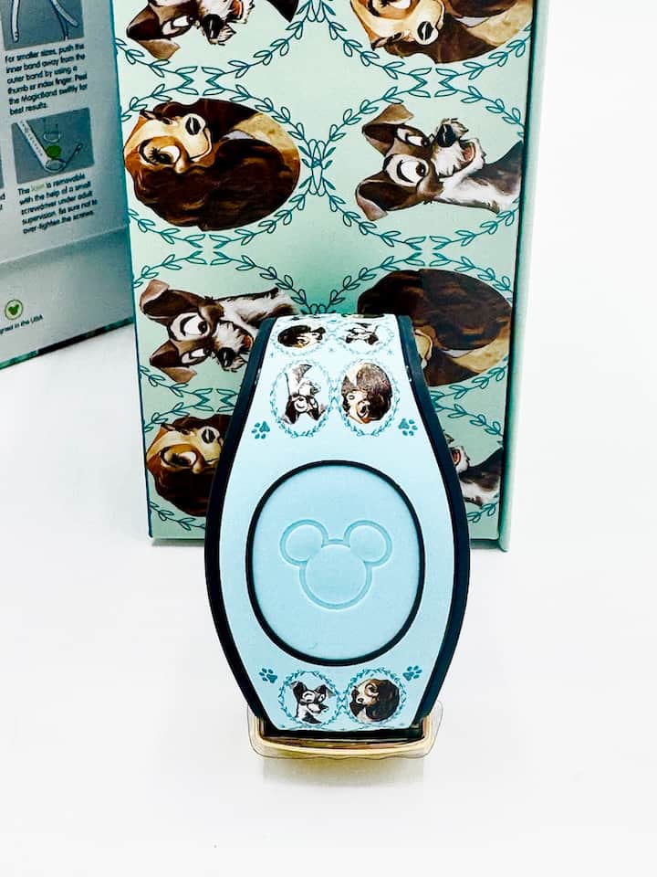 Disney Parks Dooney and Bourke Lady and the Tramp Magic Band Front