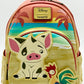 Loungefly Pua and Hei Hei Sunset Mini Backpack Disney Moana Bag Front Full View 