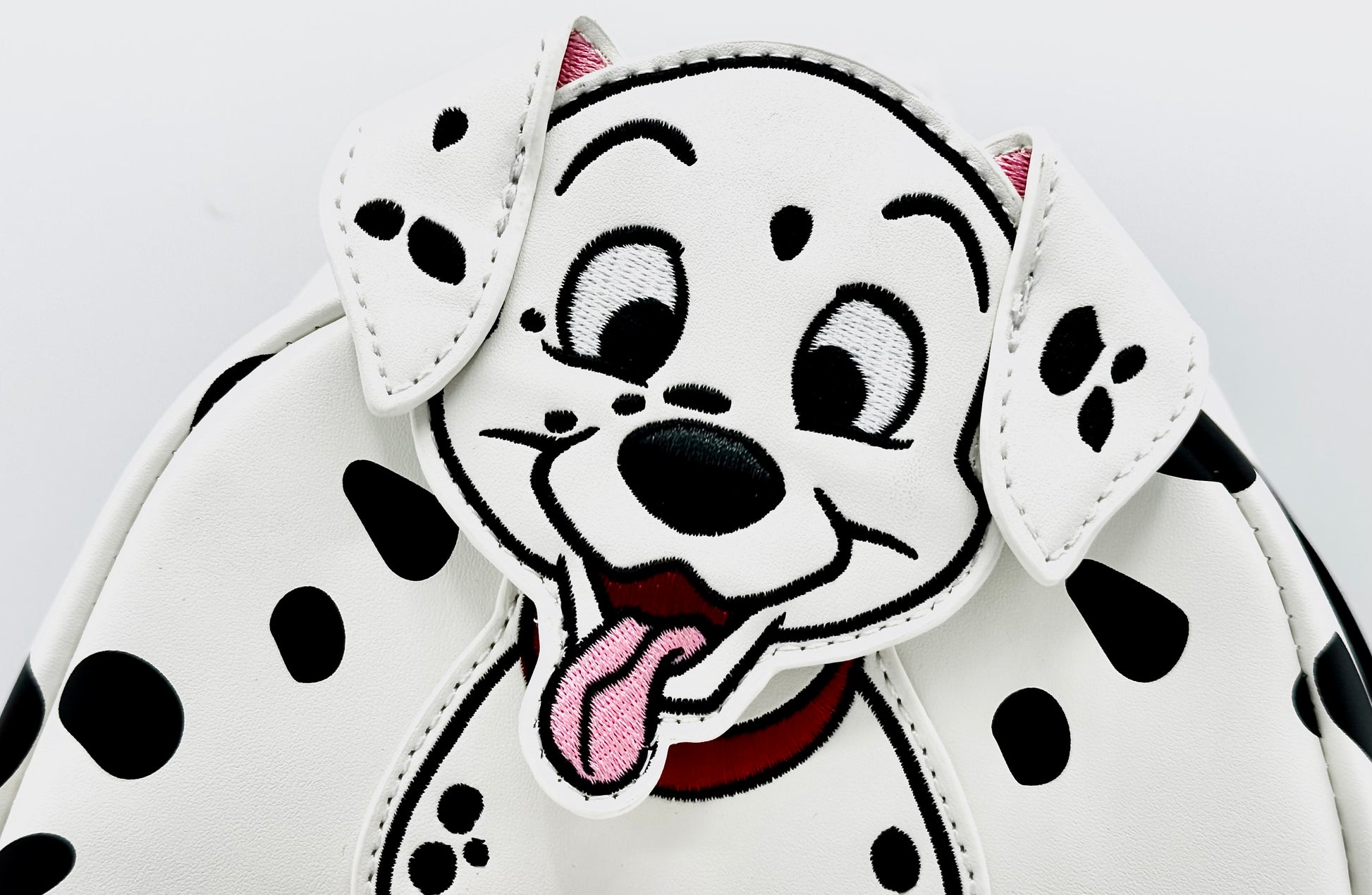 Loungefly 101 Dalmatians Cosplay Mini Backpack Disney Bag Front Freckles Left