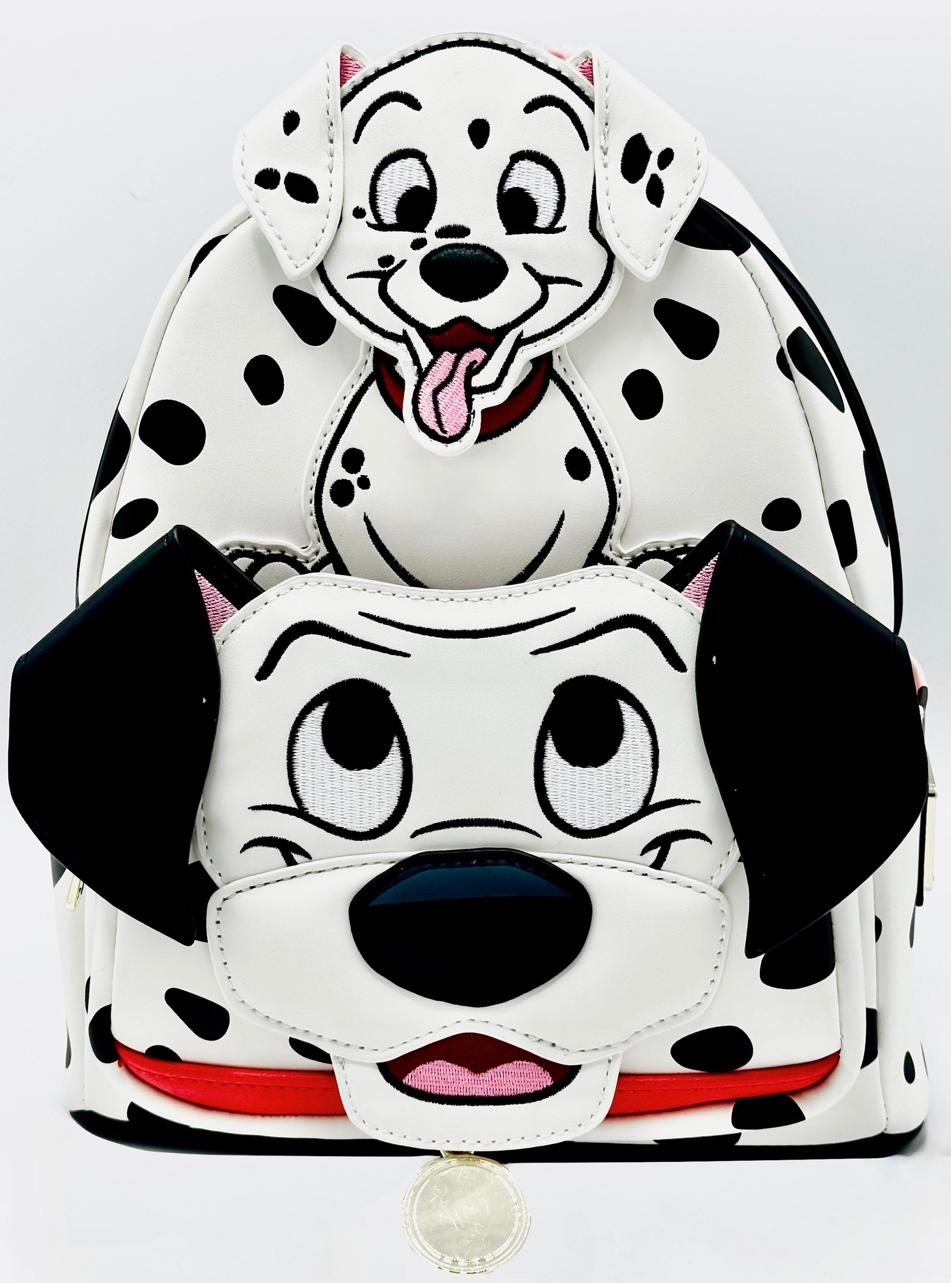 Loungefly 101 Dalmatians Cosplay Mini Backpack Disney Bag Front Full View