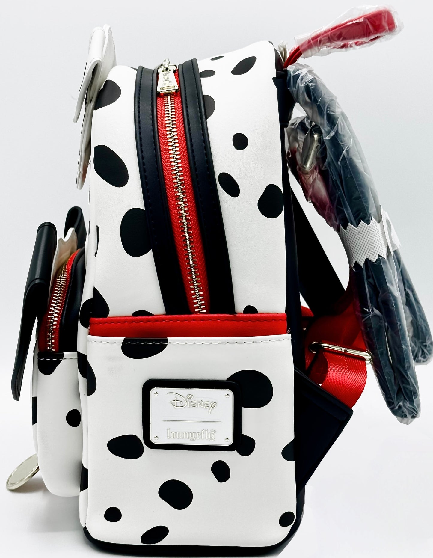 Loungefly 101 Dalmatians Cosplay Mini Backpack Disney Bag Left Side