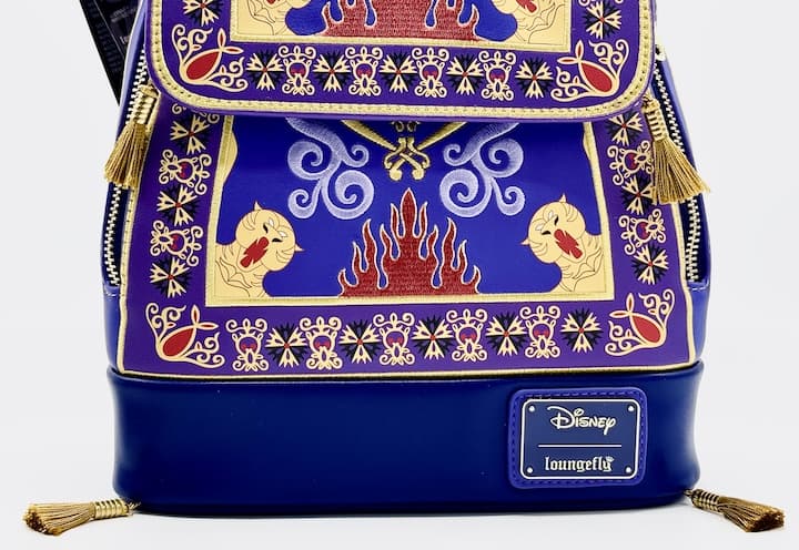 Loungefly Aladdin Magic Carpet Mini Backpack Cave Of Wonders Bag Front Bottom