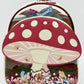 Loungefly Alice in Wonderland Mushroom Tea Party Mini Backpack Front Full View