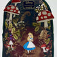 Loungefly Alice in Wonderland Mushrooms Mini Backpack Disney Bag Front Full View