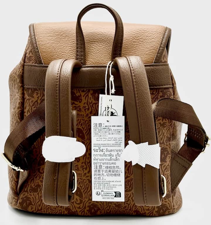 Loungefly Animal Kingdom 25th Mini Backpack Disney Parks Bag Straps