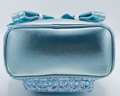 Loungefly Arendelle Aqua Mini Backpack Frozen Blue Sequin Disney Bag Base