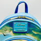 Loungefly Ariel Rock Splash Scene Mini Backpack The Little Mermaid Bag Front Enamel Logo