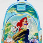 Loungefly Ariel Rock Splash Scene Mini Backpack The Little Mermaid Bag Front Full View