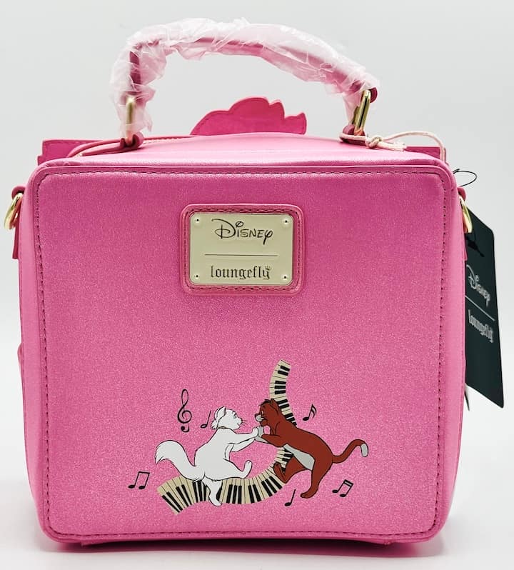 Loungefly Aristocats Piano Crossbody Disney Figural Bag Back