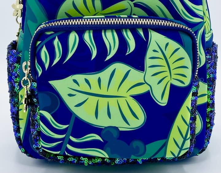 Loungefly Aulani Paradise Vibes Mini Backpack Disney Hawaii Resort Bag Front Pocket