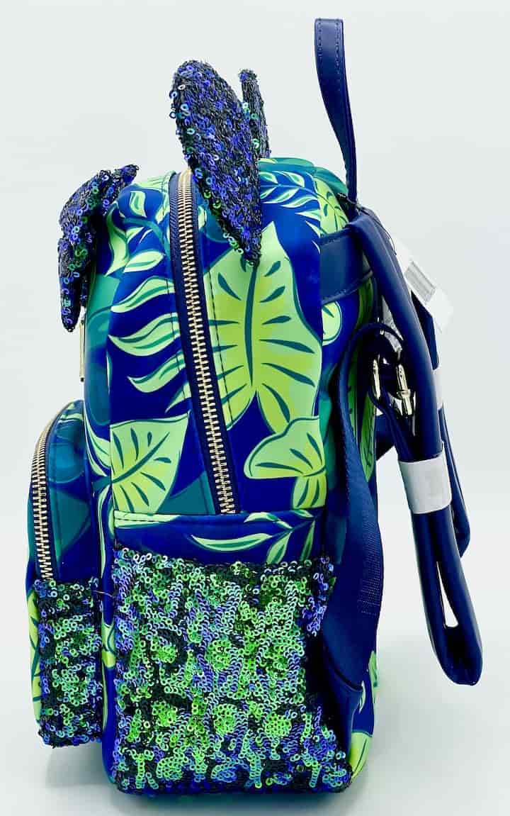 Loungefly Aulani Paradise Vibes Mini Backpack Disney Hawaii Resort Bag Left Side