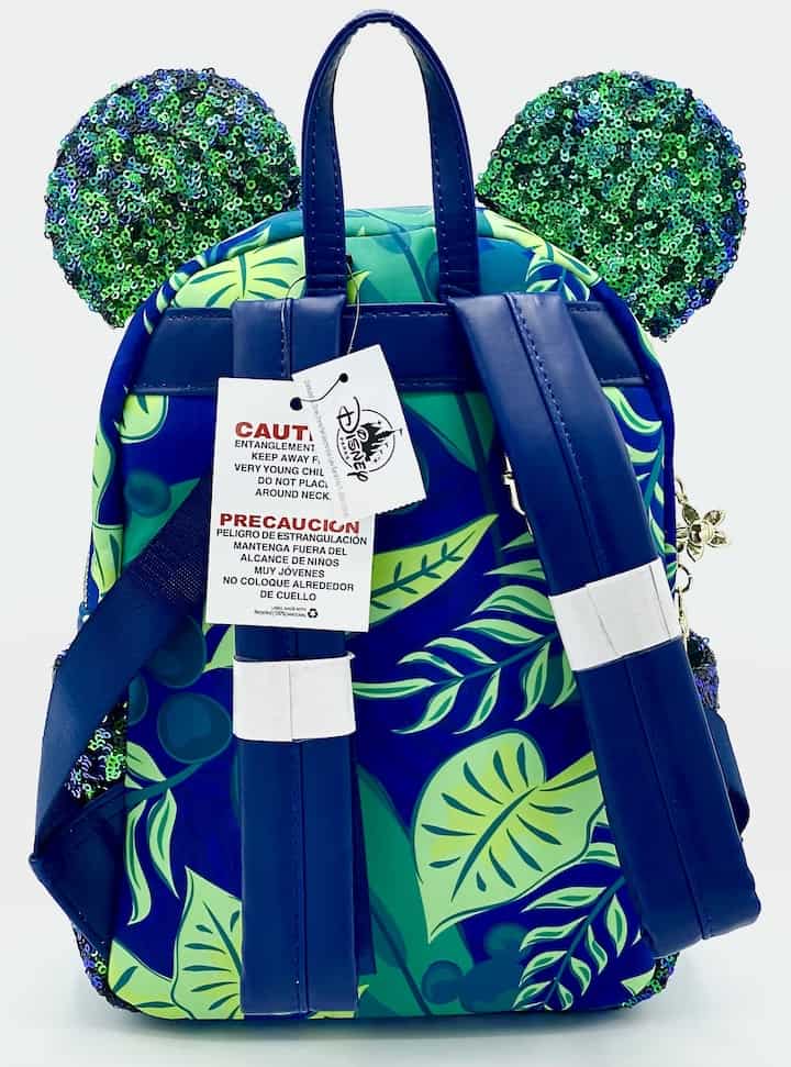 Loungefly Aulani Paradise Vibes Mini Backpack Disney Hawaii Resort Bag Straps